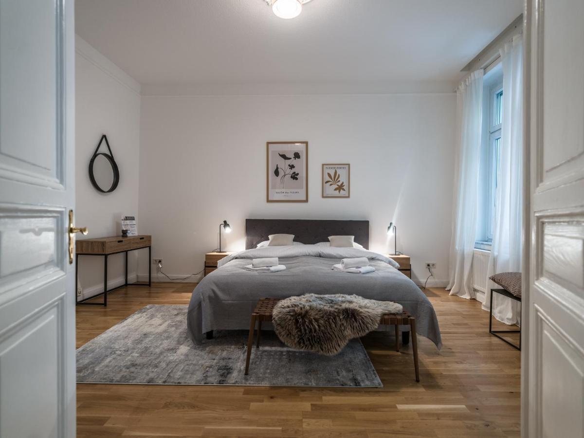 Hochwertige Altbauwohnung Im Modernen Stil In Wiesbaden - Kueche - Terrasse - Wlan - Zentral Extérieur photo