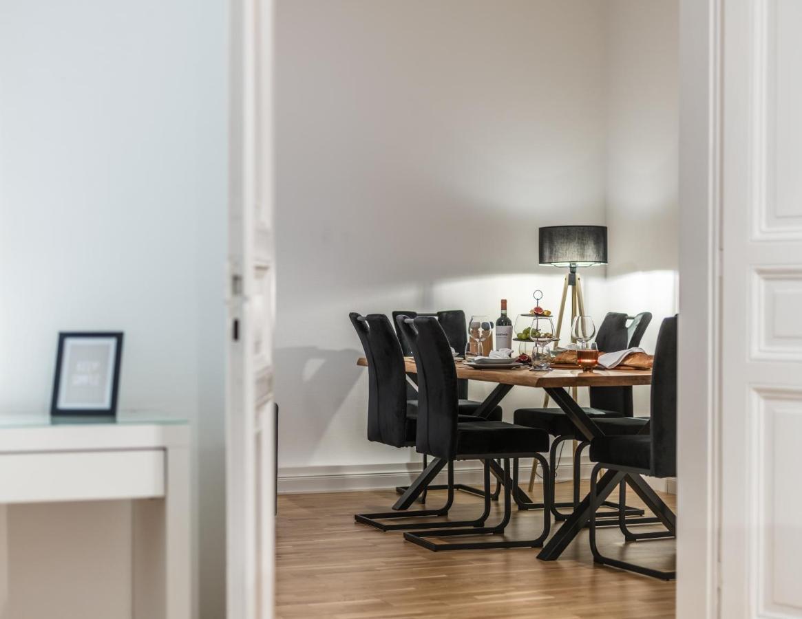 Hochwertige Altbauwohnung Im Modernen Stil In Wiesbaden - Kueche - Terrasse - Wlan - Zentral Extérieur photo