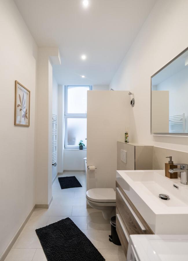 Hochwertige Altbauwohnung Im Modernen Stil In Wiesbaden - Kueche - Terrasse - Wlan - Zentral Extérieur photo