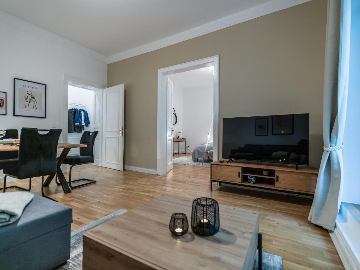 Hochwertige Altbauwohnung Im Modernen Stil In Wiesbaden - Kueche - Terrasse - Wlan - Zentral Extérieur photo